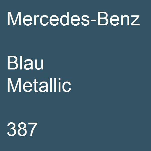 Mercedes-Benz, Blau Metallic, 387.